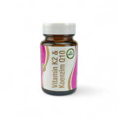 Koenzim Q10 & K2 Ubquinon & Mikroenkapsüle K2 Vitamini 30 Kapsül