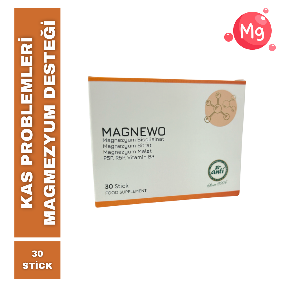 anti Magnewo Efervesan Magnezyum 30 Şase