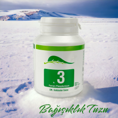 Schüssler Tuzları Nr:3 | Bağışıklık Tuzu | 400 Tablet