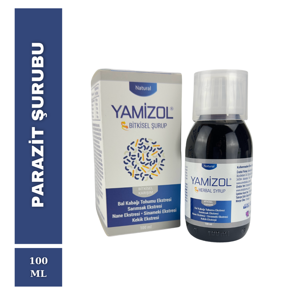 Yamizol Bitkisel Bağırsak Parazit Şurubu 100ml