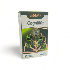 NBT Life Cognilife Ginkgo Biloba, Çinko, Vitamin B12, ve Vitamin B6 İçeren Takviye Edici Gıda