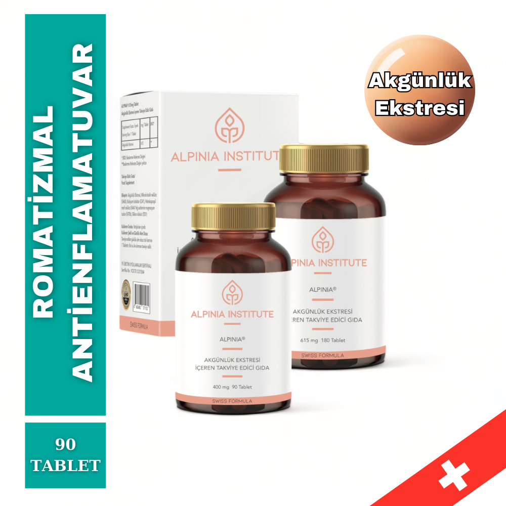 Alpinia Akgünlük Ekstresi 400 Mg 90 Tablet