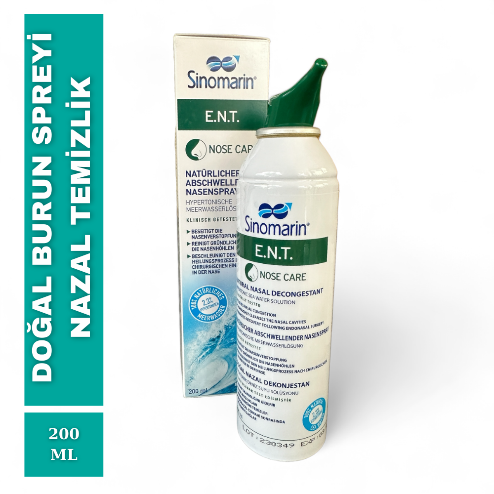 Sinomarin E.N.T. Deniz Suyu 200 ml Burun Spreyi