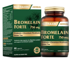 Nutraxin Bromelain Forte Ödem 750 mg 60 Tablet