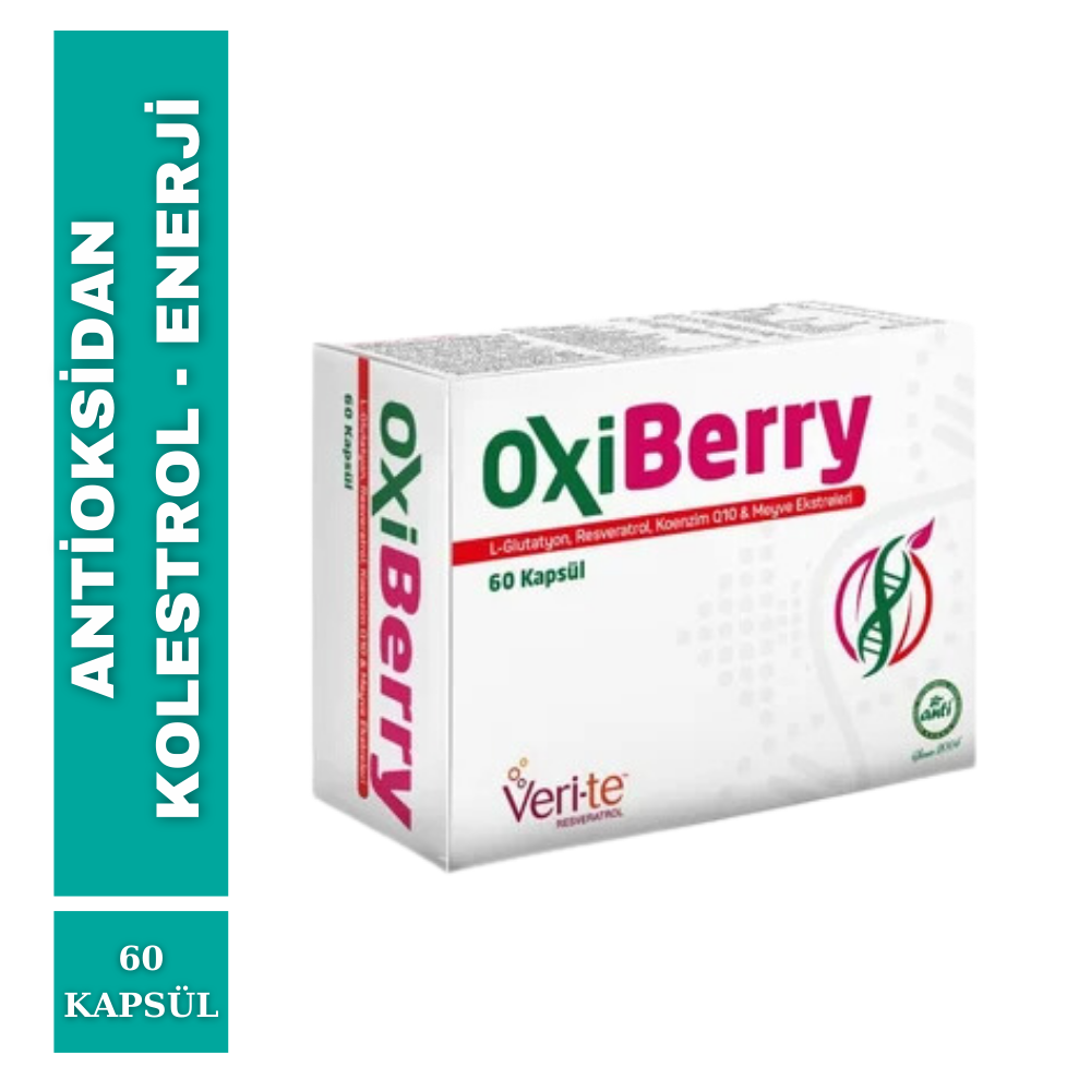 Oxi Berry L-Glutatyon Resveratrol Koenzim Q10 Ve Meyve Ekstreleri 60 Kapsül