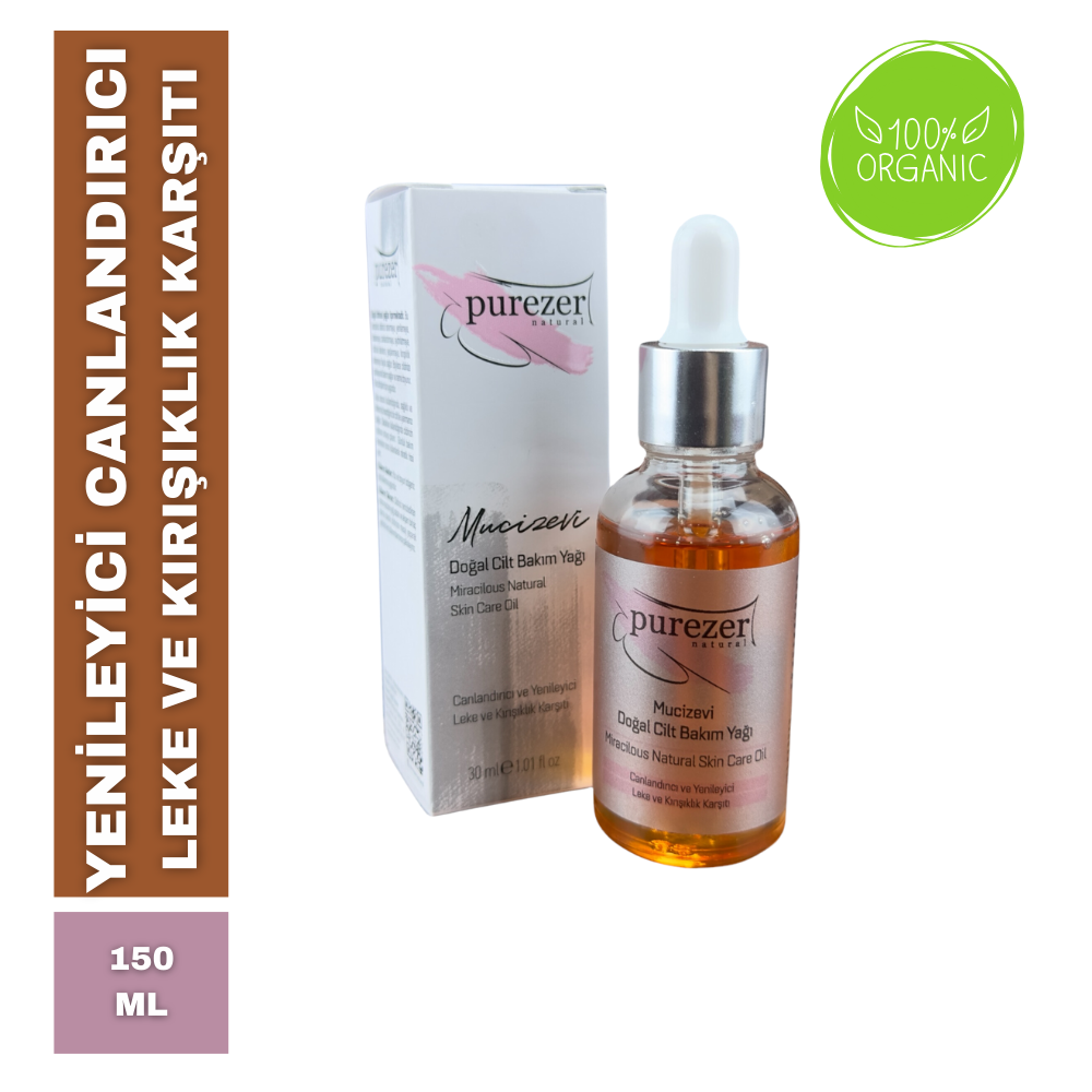 Purezer Doğal Cilt Bakım Yağı 30 ml