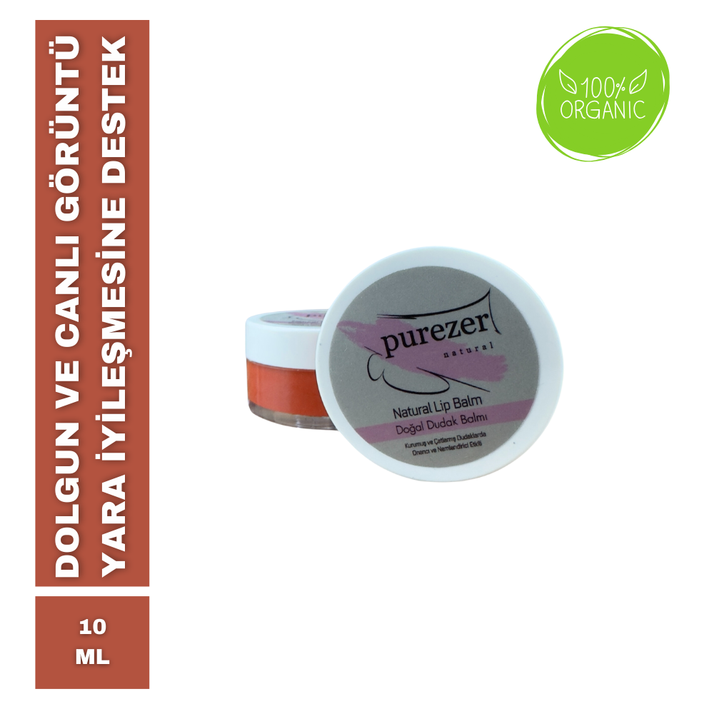 %100 Doğal Dudak Balmı Kimyasal İçermez 10ml