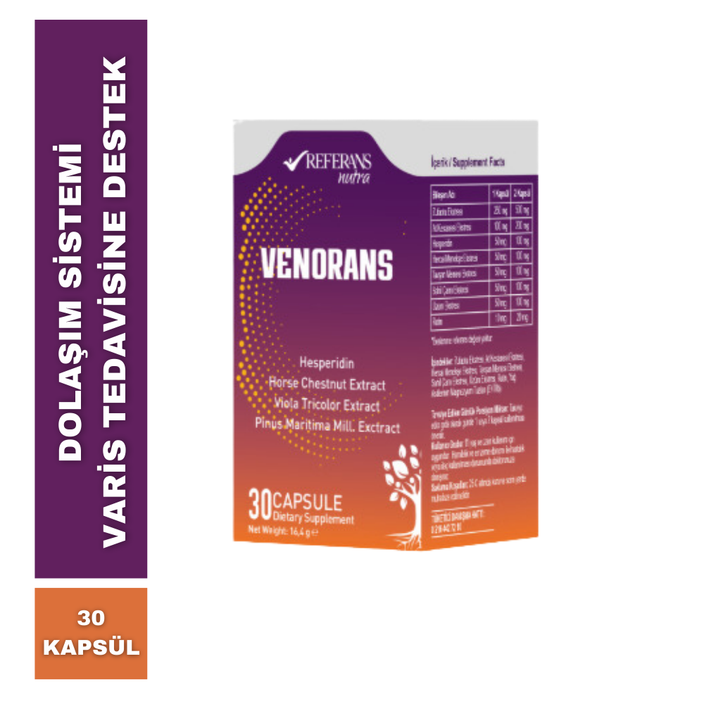 Venorans 30 Kapsül Varis Desteği