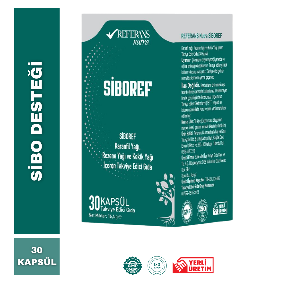 Siboref Karanfil,Rezene Ve Kekik Yağı 30 Kapsül